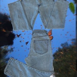 Megan blue mom Jeans